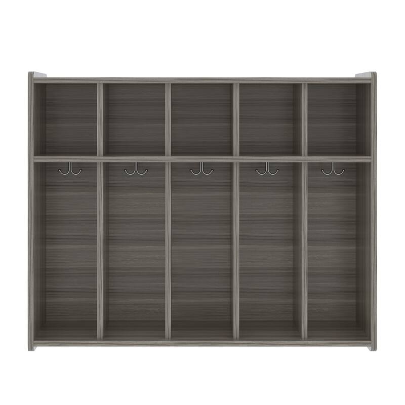 Tot Mate 5 Section Laminate Toddler Floor Locker - 46" x 15" x 47.5"