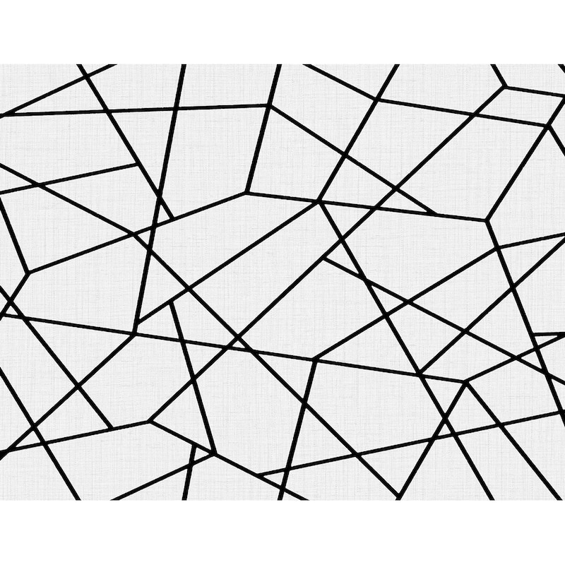 DuPont Tedlar Quartz Geo High Performance Vinyl Unpasted Wallpaper - 27 in. W x 27 ft. L - 27 in. W x 27 ft. L - Midnight