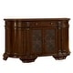 preview thumbnail 7 of 5, Furniture of America Kova Traditional Cherry Solid Wood 6-shelf Server