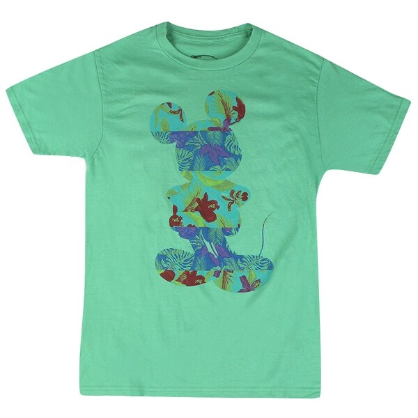 green mickey mouse shirt