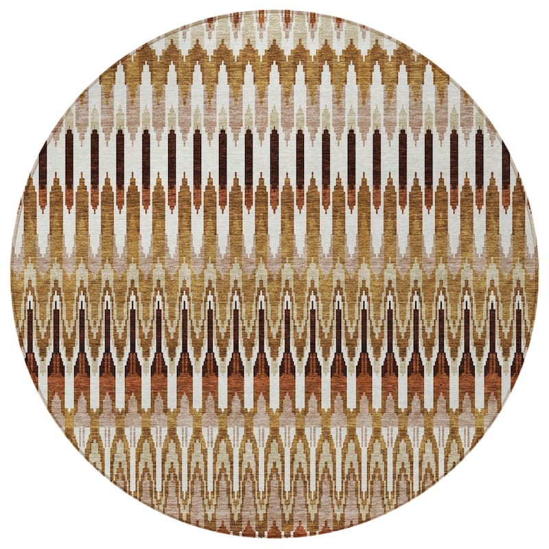 HomeRoots Southwestern Transitional Rectangle Outdoor Rug