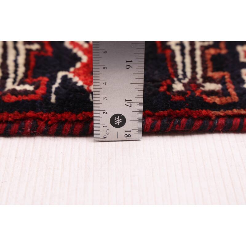 ECARPETGALLERY Hand-knotted Melis Red Wool Rug - 4'6 x 6'2