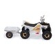 preview thumbnail 1 of 68, 6V Kids Electric ATV, Toddler Ride on Car with Trailer Quad Toy Car Kids - Assembled - White