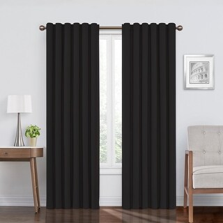 Absolute Zero Velvet Blackout Curtain Panel