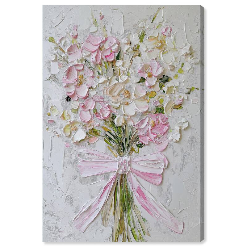 Layered Lily Canvas by Art Remedy, Gallery Wrapped - 24" x 36"