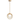 Doral 1 Light Renaissance Gold Pendant - 10'' W x 11'' H x 2.36'' D