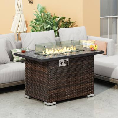 Modern Outdoor Fire Pit Table