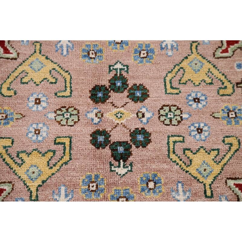 Vegetable Dye Oushak Turkish Rug Hand-knotted Wool Carpet - 6'5"x 8'3"