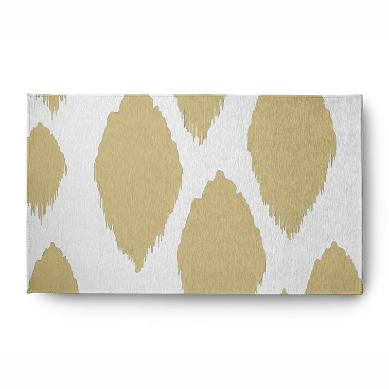 Web of Ikat Soft Chenille Rug - 3' x 5' - Yellow