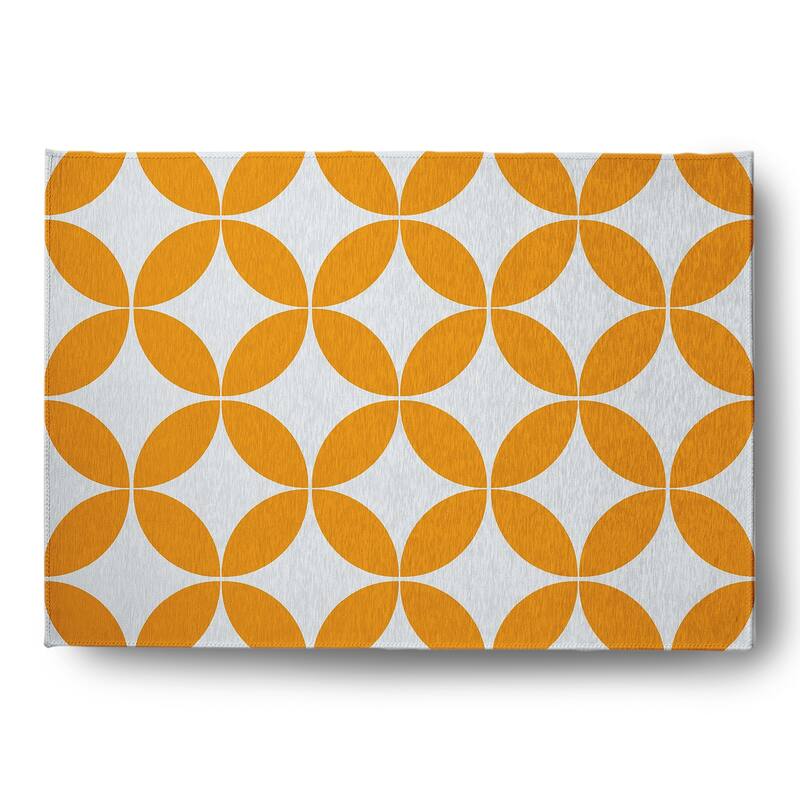Eye Opener Spring Chenille Indoor/Outdoor Rug - Mango - 5' x 7'