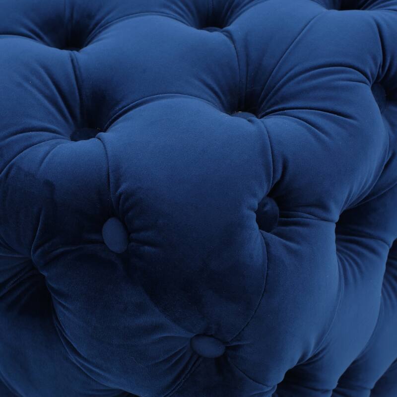 Elegant Design Ottoman with Velvet ,suit a variety of stylish home Settings