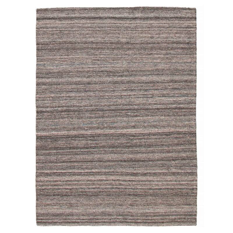 Ankara Grey Kilim 5'4" x 7'4" - 5'4 x 7'4 - Dark Grey - 5'4 x 7'4