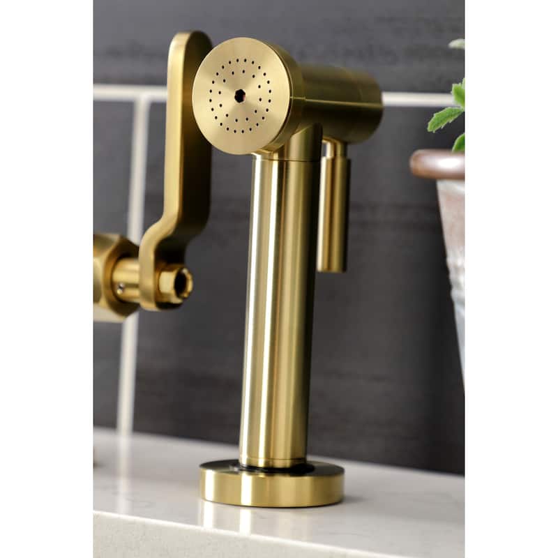Kingston Brass Whitaker Bridge Kitchen Faucet