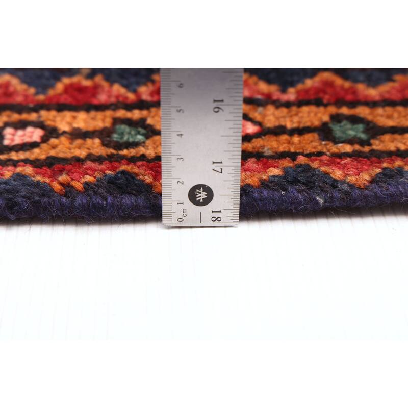 ECARPETGALLERY Hand-knotted Andelz Red Wool Rug - 3'0 x 9'1