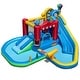 preview thumbnail 10 of 8, Gymax Inflatable Water Park w/Splash Pool Water Cannon Basketball Rim - Multi-Color