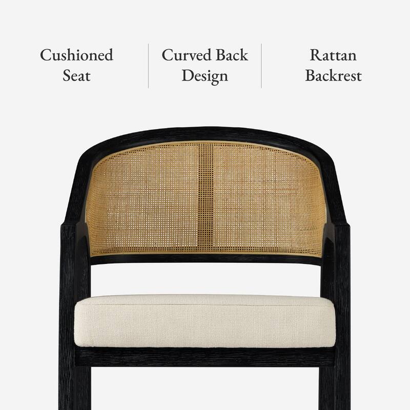 Maven Lane 30" Chloe Bar Height Kitchen Stool