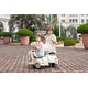 preview thumbnail 6 of 7, 6V LICENSED Vespa Scooter Motorcycle with Side Car for kids, Gray