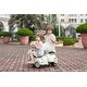 preview thumbnail 6 of 15, 6V Scooter Motorcycle with Side Car for kids,Equipped with an anti-rollover frame, shock-absorbing springs