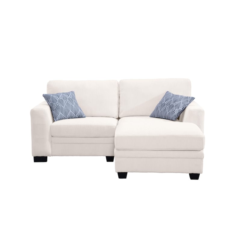 3 PCS Corduroy Flexible Combination Sectional Sofa