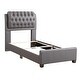 preview thumbnail 32 of 47, Glory Furniture Marilla G1500C-FB-UP Full Bed , BLACK