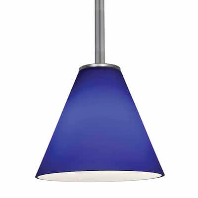 Access Lighting Martini 1 Light LED Pendant - 7" Wide with Cobalt