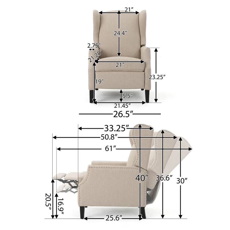 Traditional Recliner, Stylish And Comfortable Chiar