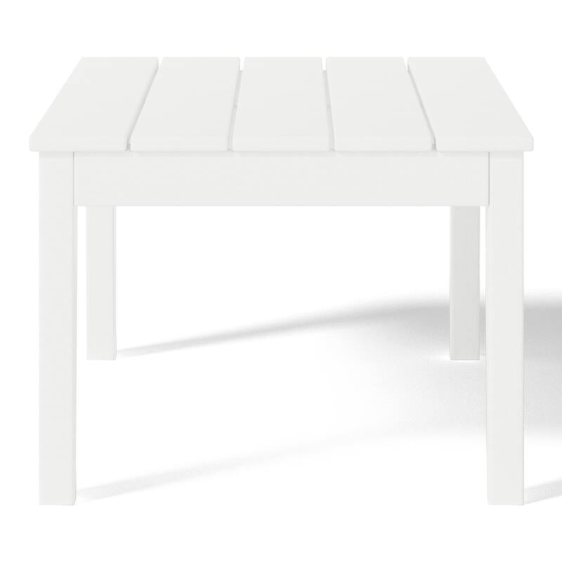 Laguna Poly 3-Piece Bench With Coffee Table