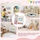 preview thumbnail 4 of 7, Open Children's Bookcase And Toy Storage Organizer With Drawers
