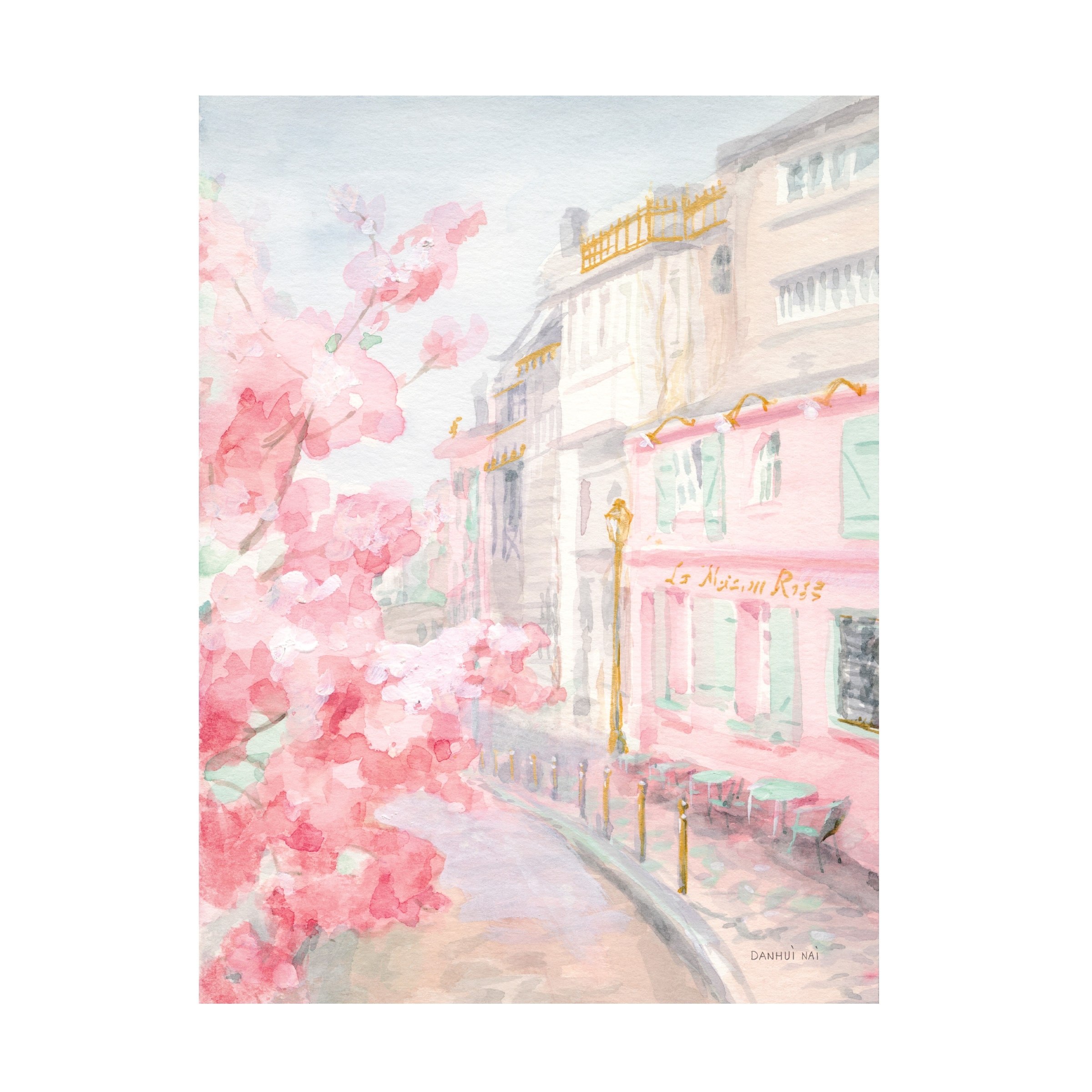 Danhui Nai 'Pastel Paris II' Canvas Art