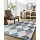 preview thumbnail 1 of 5, Livabliss Beni Moroccan Global Area Rug Dark Green/Cream - 2' x 3'