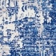 preview thumbnail 7 of 18, Nourison Whimsicle Modern Distressed Abstract Blue Ivory Area Rug