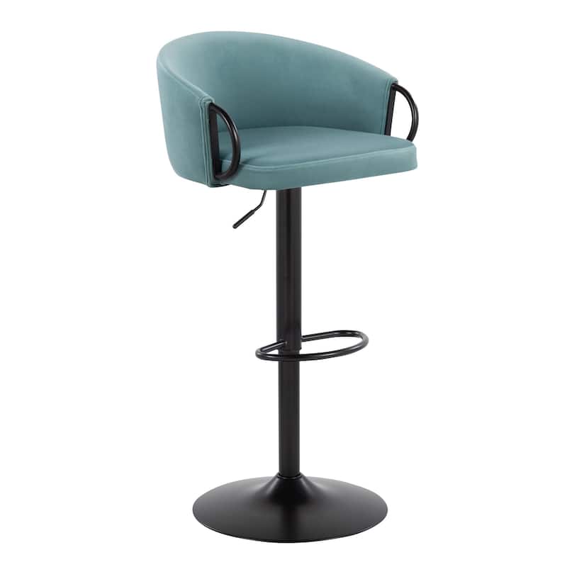 Silver Orchid Battista Adjustable Bar Stool (Set of 2)