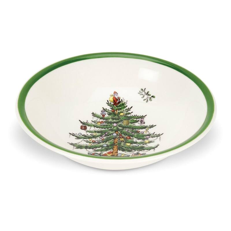 Spode Set of 4 Christmas Tree Cereal Bowls