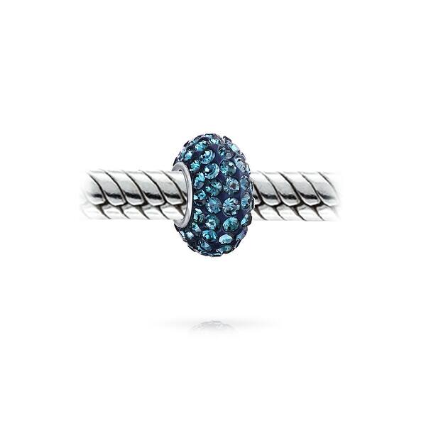 1pcs Silver European Charm Green Crystal Spacer Beads Fit Necklace Bracelet ~! 1pcs Silver European Charm Green Crystal Spacer Beads Fit Necklace Bracelet ~!