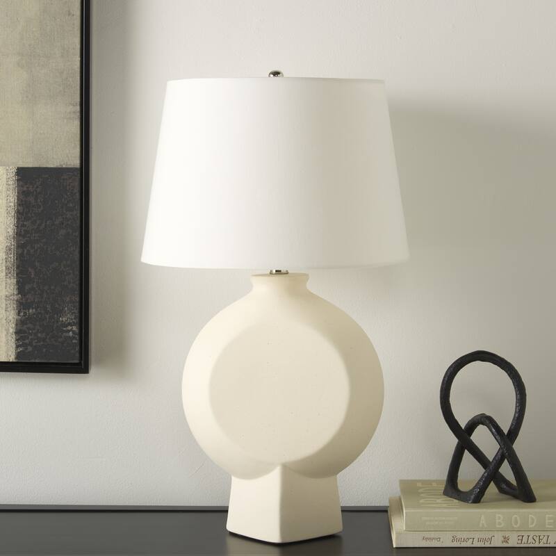 SAFAVIEH Alena 27-inch Ceramic Table Lamp with 3-Way Switch - 15"W x 15"D x 27"H