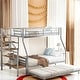 preview thumbnail 14 of 22, Three-In-One Bunk Bed, Metal Bunk Bed with Storage Stairs, Detachable and Easy To Set Up
