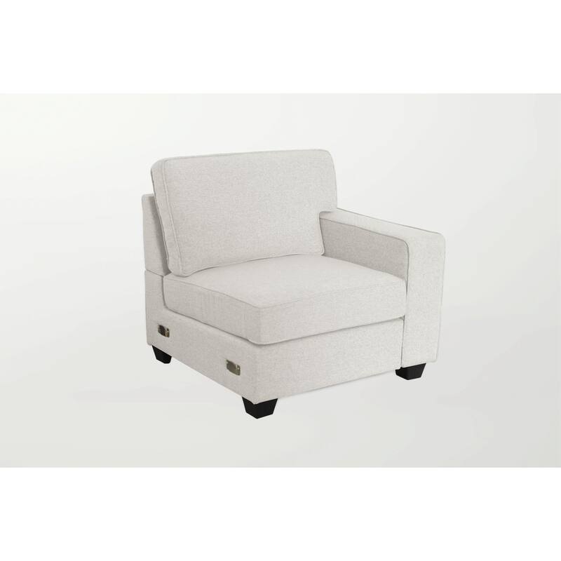 Flexible Combination Module Reversible Sectional Sofa with Ottoman