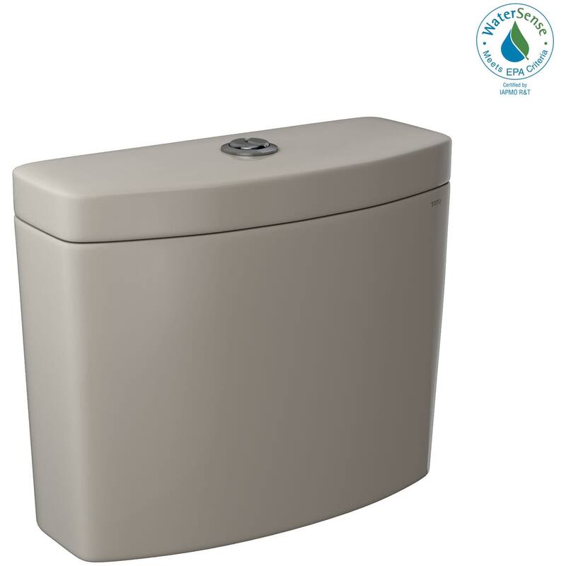 TOTO ST446EMNA Aquia 1.28 GPF Toilet Tank Only with Push Button Flush - Bone