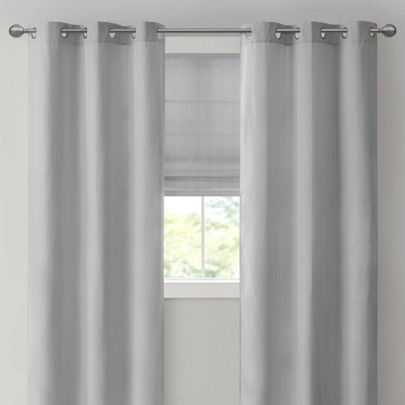 Basketweave Darkening Cordless Roman Window Shade