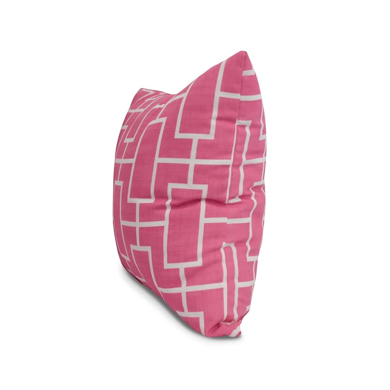 20 x 20 inch Screen Lattice Geometric Print Pillow