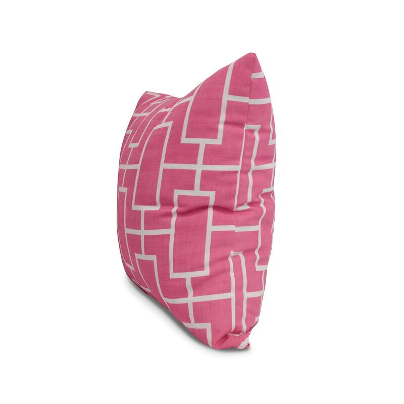 26 x 26 inch Screen Lattice Geometric Print Pillow
