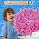 preview thumbnail 2 of 4, Strictly Briks Classic Bricks Kit, Pink, 96 Pieces, Compatible with Major Brick Brands