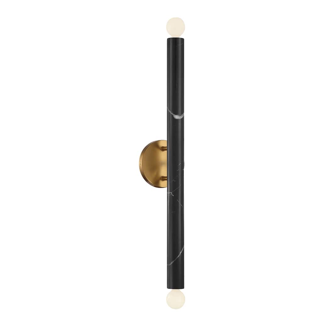 Savoy House 9-2901-2 Callaway 2 Light 26" Tall Bathroom Sconce