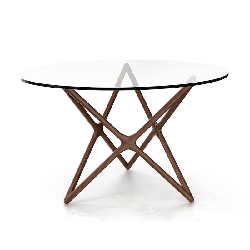 Star Triple X Dining Table - Walnut