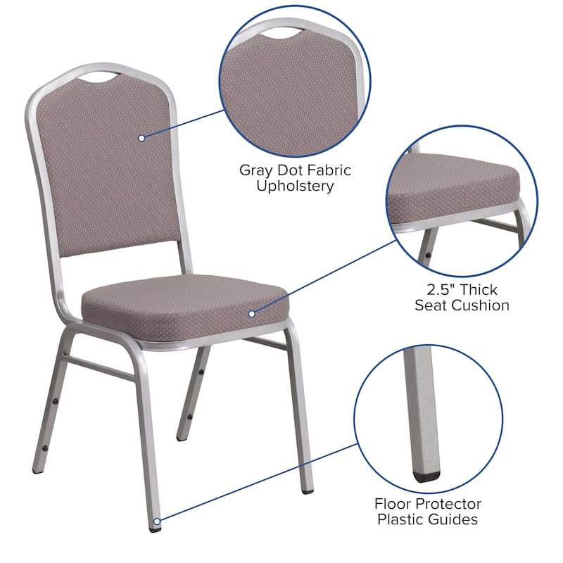 Crown Back Stacking Banquet Chair
