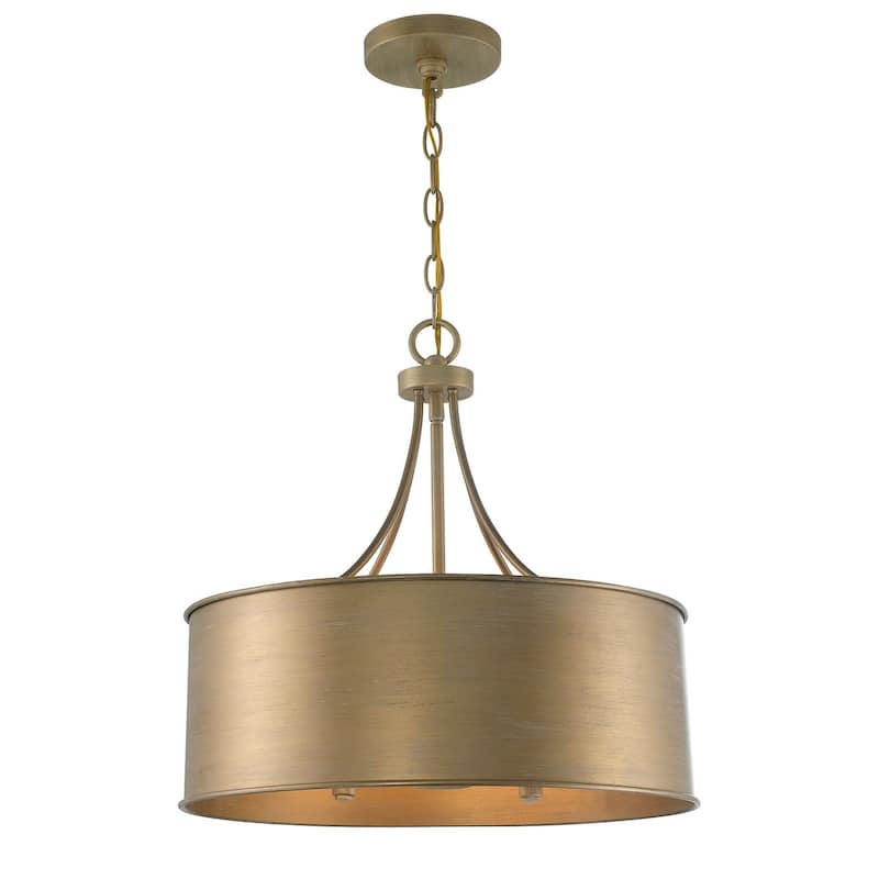 Trade Winds Lighting 4-Light Drum Pendant