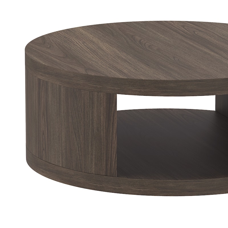 Manhattan Comfort Alure 36" Round Coffee Table