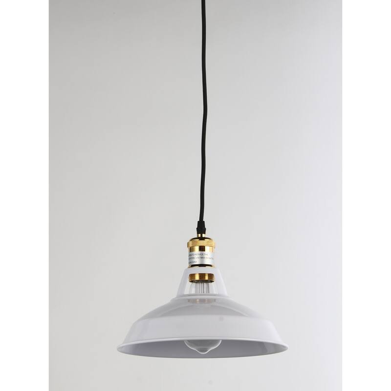 Modern Pendant Light - 1-Light Hanging Fixture - Retro Design - Adjustable Height - Kitchen Island Light - 8.5