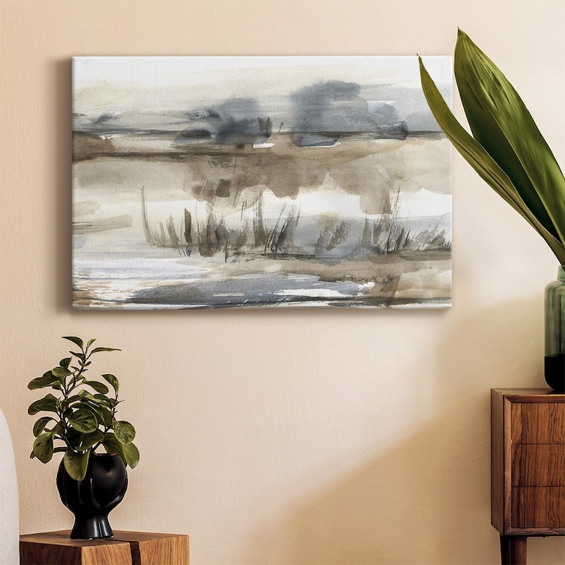 Blue-Grey Marsh I Premium Gallery Wrapped Canvas - Ready to Hang