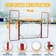 preview thumbnail 3 of 5, Zealfeel 10 x 6 ft Hockey Net with Backstop: Heavy-Duty Steel Frame Training Goal & Target Nets - 10 x 6 ft